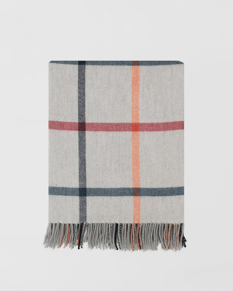 Merino Lambswool Blanket in Melba