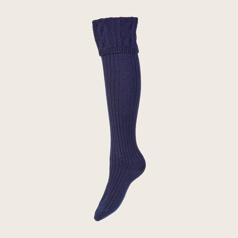 Lady Glenmore Welly Sock in Navy