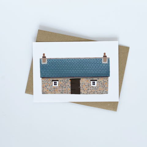 Scottish Bothy - Colour Greeting Card