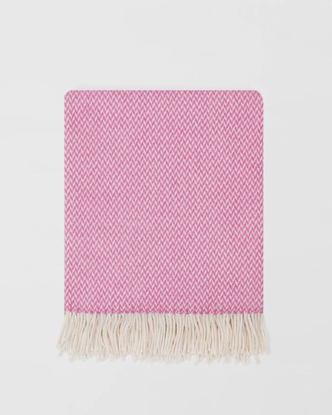 Balintyre Woollen Blanket, Foxglove