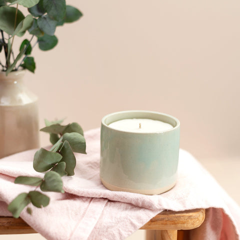 Sage Green Candle Pot + Refill