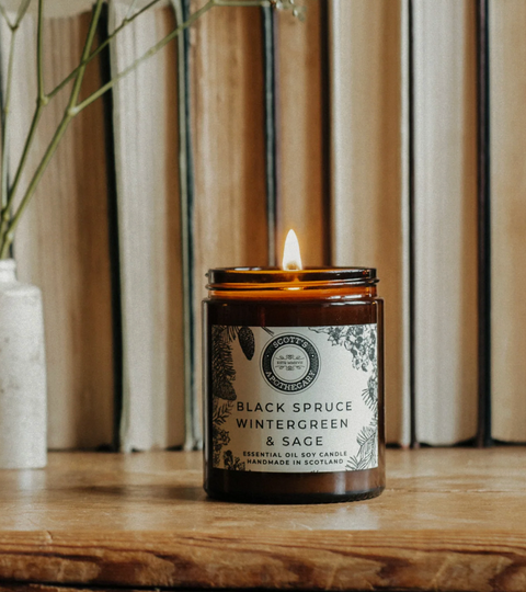 Black Spruce, Wintergreen & Sage Candle 180ml