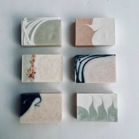 The Full Set - Seven Boxed Scented Handmade Soaps - save £14!