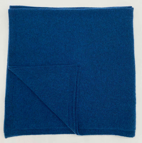 Teal Blue Luxury Light Pure Cashmere Wrap