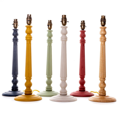 Gairloch Fluted Lamp Base