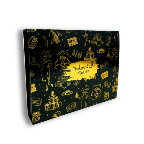 Luxury Christmas Macaron Gift Box