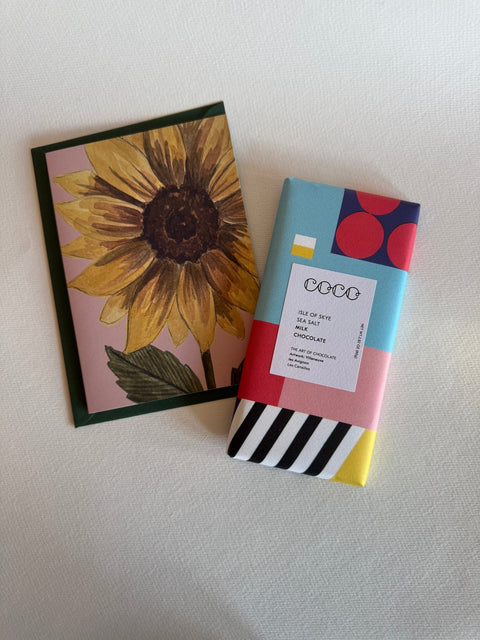 A Little Something | Letterbox Chocolate Gift with Handwritten Card - Tangy Scottish Berries - Made Scotland - Made Scotland