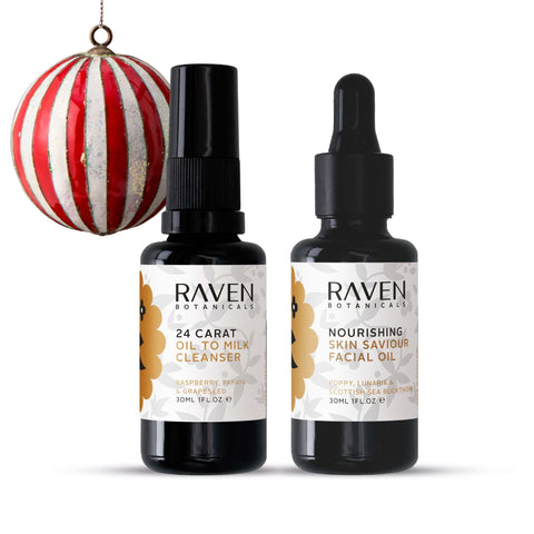 Balance & Nourish Skincare Set - Raven Botanicals - Made Scotland