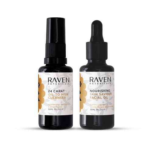 Balance & Nourish Skincare Set - Raven Botanicals - Made Scotland