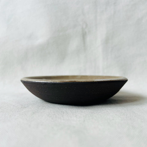 Black soap dish - Kim Plimley Ceramics - Made Scotland