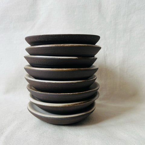 Black soap dish - Kim Plimley Ceramics - Made Scotland