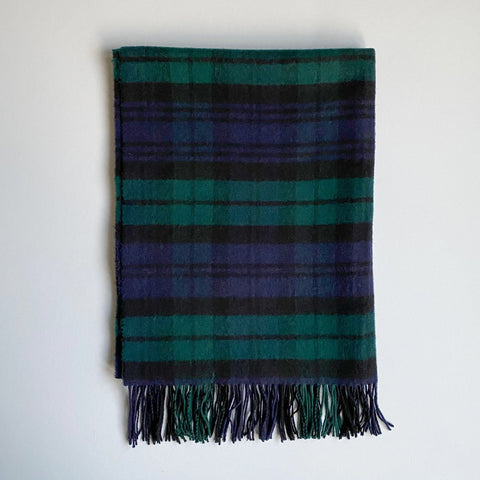 Black Watch Luxury Small Wool Blanket - Ava Innes - Made Scotland