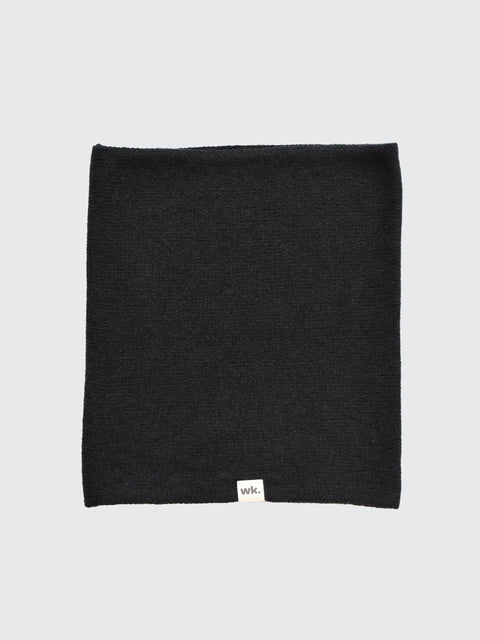 black merino wool snood - woolkind