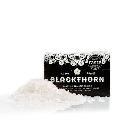 Blackthorn Sea Salt Flakes 120g - Blackthorn Salt - Made Scotland