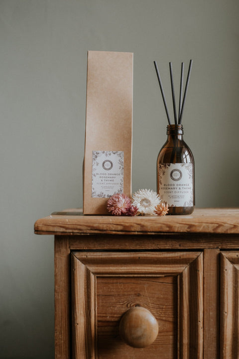 Blood Orange, Rosemary & Thyme Scent Diffuser - Scott's Apothecary - Made Scotland