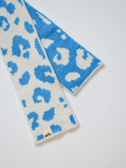 Narrow Leopard Print Scarf
