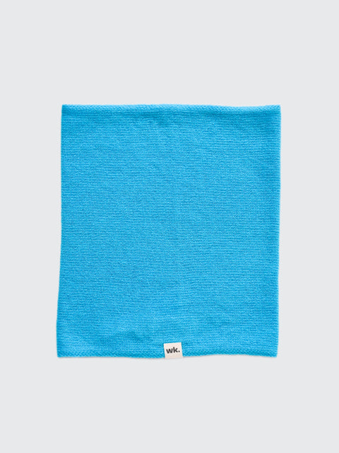 blue merino wool snood - woolkind