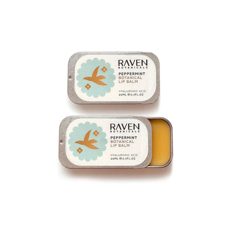 Botanical Lip Balm - Peppermint - Raven Botanicals - Made Scotland