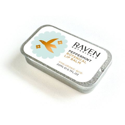 Botanical Lip Balm - Peppermint - Raven Botanicals - Made Scotland