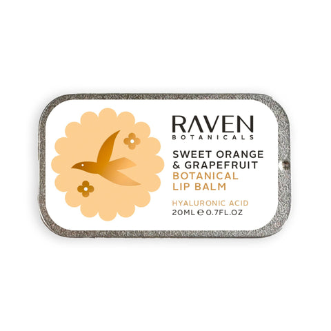 Botanical Lip Balm - Sweet Orange. &. Grapefruit - Raven Botanicals - Made Scotland