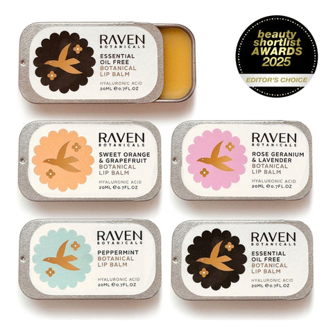 Botanical Lip Balms Set - Raven Botanicals - Made Scotland