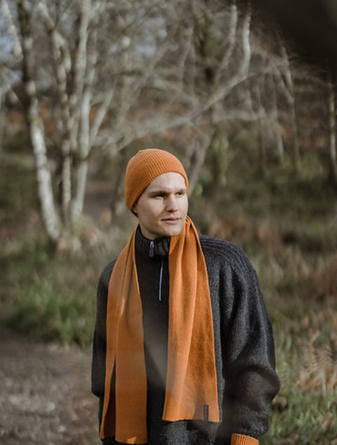 Unisex Scarf in Winter Bracken