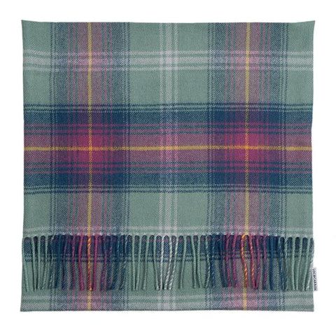 Borders Hame Tartan Lambswool Large Fringed Cushion Cover