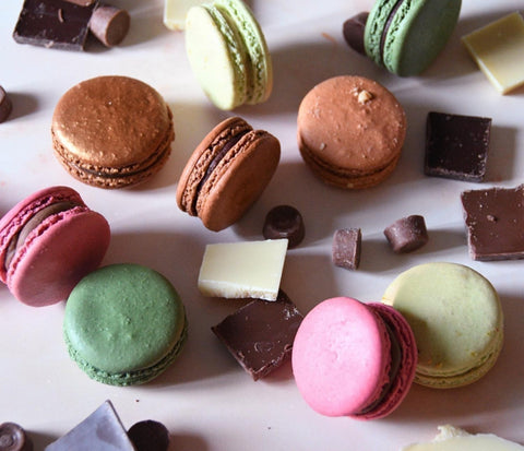 Chocolate Lover's Macaron Gift Box - 6 Macarons - Mademoiselle Macaron - Made Scotland