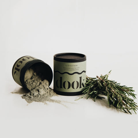 Clay Face Mask - Green - Balancing - DOOK | SALT SOAP - Made Scotland