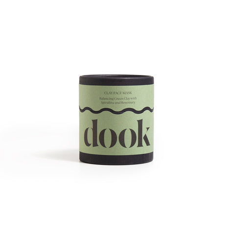 Clay Face Mask - Green - Balancing - DOOK | SALT SOAP - Made Scotland