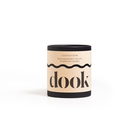 Clay Face Mask - Yellow - Rejuvenating - 80g - DOOK | SALT SOAP - Made Scotland