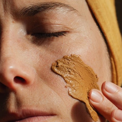 Clay Face Mask - Yellow - Rejuvenating - 80g - DOOK | SALT SOAP - Made Scotland
