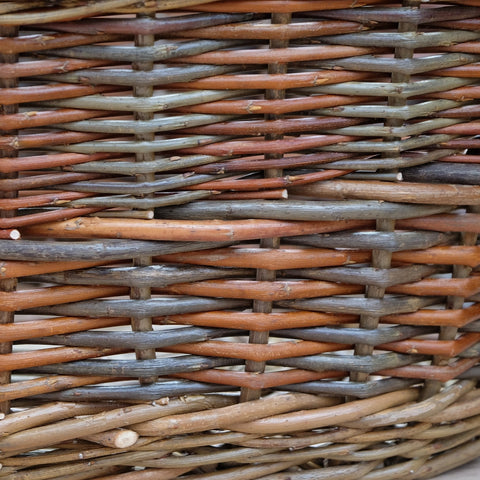 Colourful Willow Laundry Basket - Anna Liebmann - Made Scotland