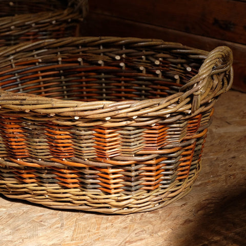 Colourful Willow Laundry Basket - Anna Liebmann - Made Scotland