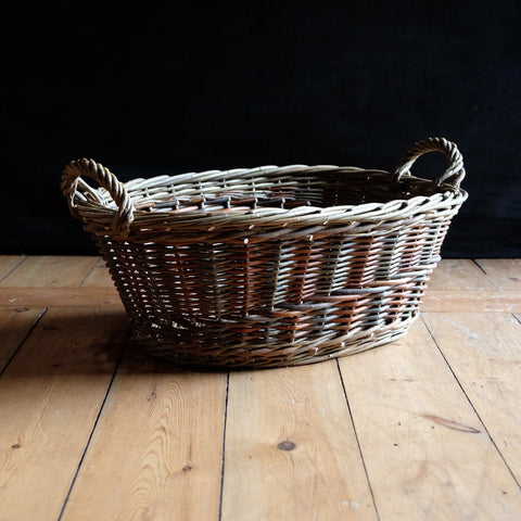 Colourful Willow Laundry Basket - Anna Liebmann - Made Scotland