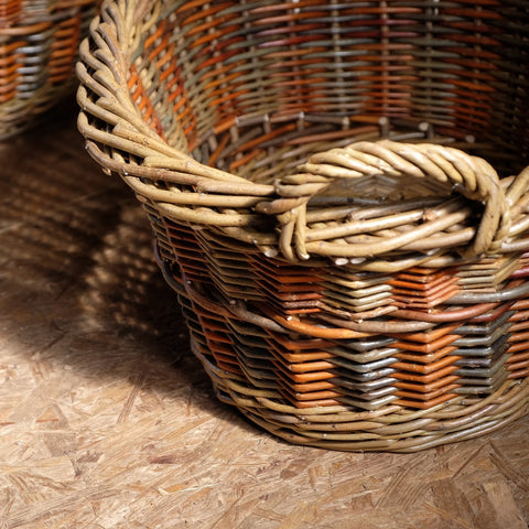 Colourful Willow Laundry Basket - Anna Liebmann - Made Scotland