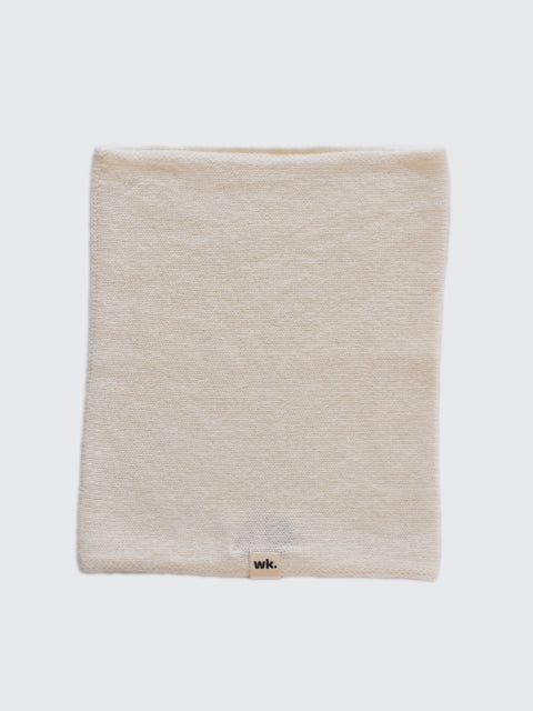 cream merino wool snood - woolkind
