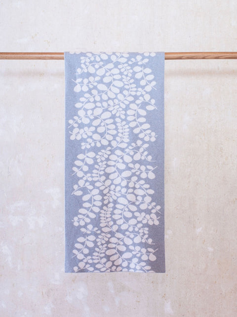 Dapple Blanket Scarf - Haar and Ice White - Whirlow - Made Scotland