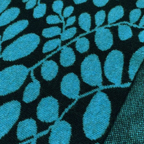 Dapple Blanket Scarf - Midnight and Utopia Blue - Whirlow - Made Scotland