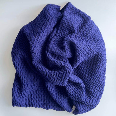 Feàrna Shawl Night Blue - EAS FORS - Made Scotland