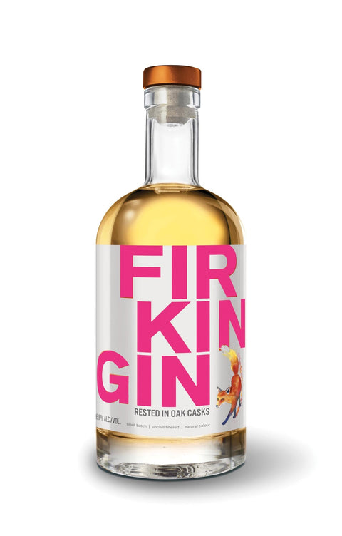 Firkin Gin White Wine Cask, Cotes Du Roussillon, 70cl - Gleann Mor Spirits Limited - Made Scotland