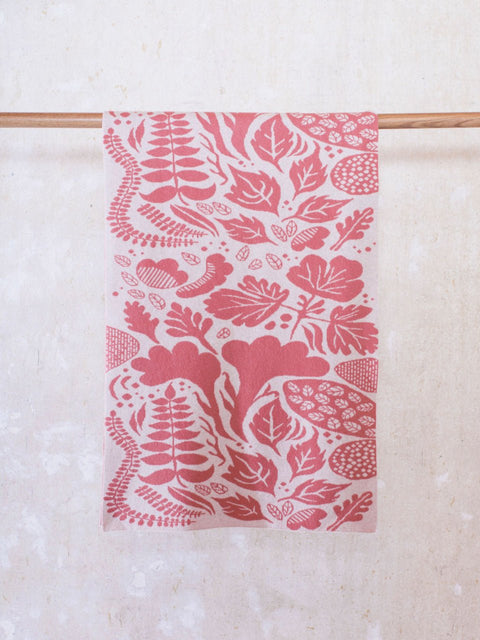 Flora Blanket Scarf - Sand Rose and Oat - Whirlow - Made Scotland