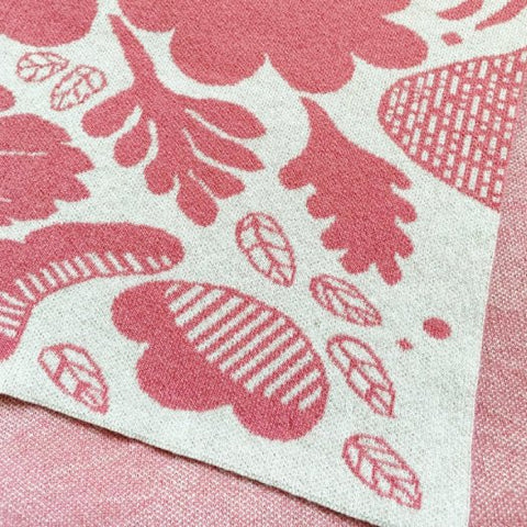 Flora Blanket Scarf - Sand Rose and Oat - Whirlow - Made Scotland