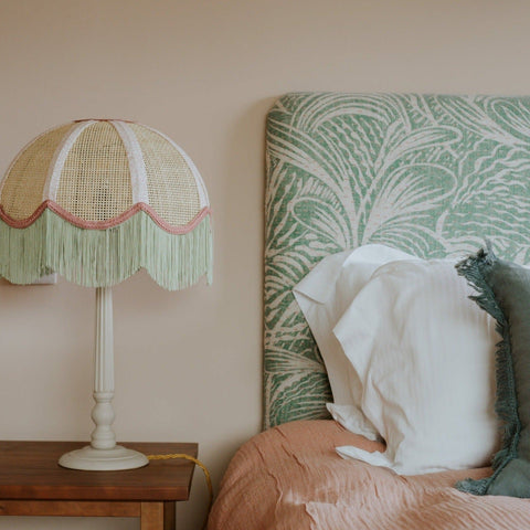 Gairloch Fluted Lamp Base - Chalk white - Amanda Wells - Made Scotland