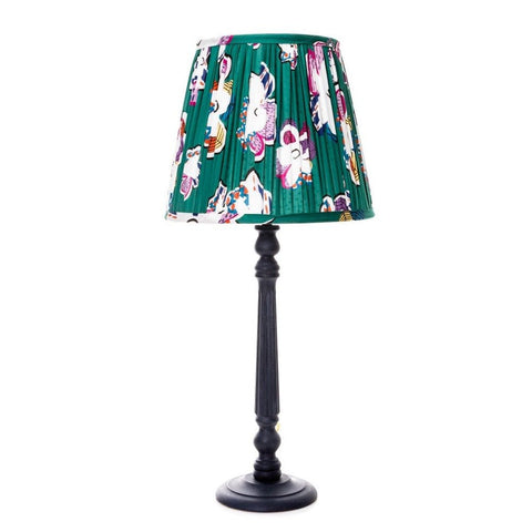 Gairloch Fluted Lamp Base - Ocean blue - Amanda Wells - Made Scotland