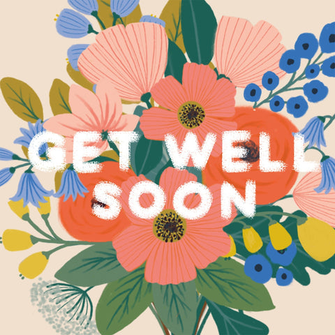 Get Well Soon Card - Lomond Paper Co - Made Scotland