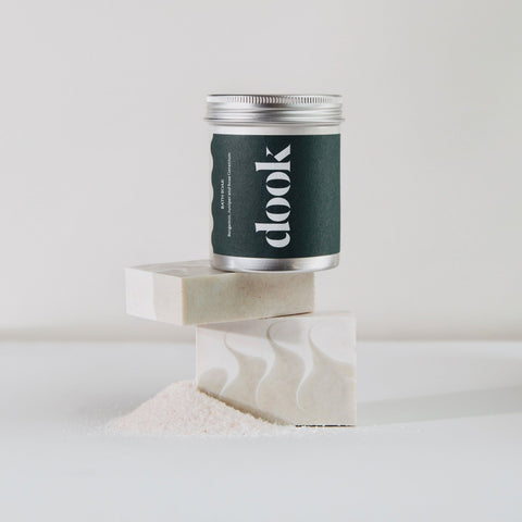 Gift Set - A Bergamot Handmade Soap and Bath Soak - DOOK | SALT SOAP - Made Scotland