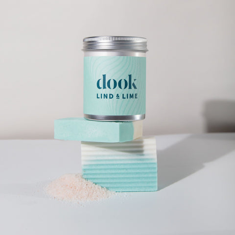 Gift Set - A Lind & Lime Handmade Soap and Bath Soak - DOOK | SALT SOAP - Made Scotland
