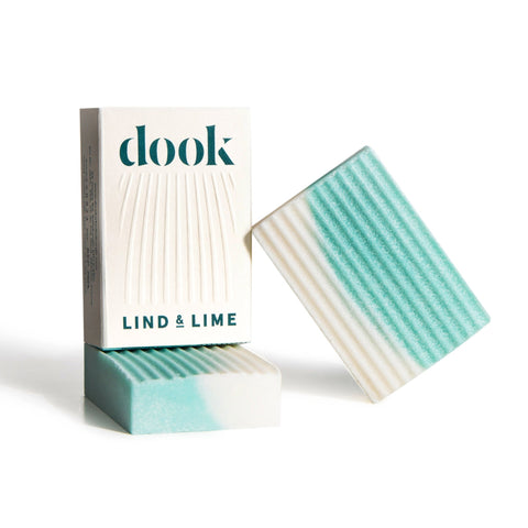 Gift Set - A Lind & Lime Handmade Soap and Bath Soak - DOOK | SALT SOAP - Made Scotland