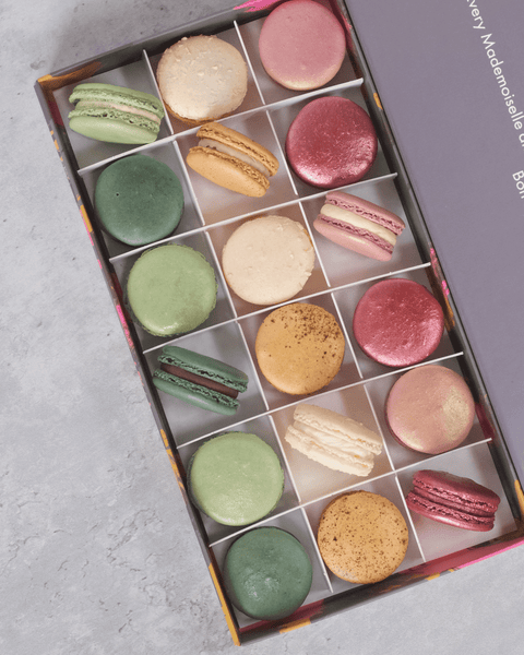 Great Taste Winners Macaron Gift Box - 18 macarons - Mademoiselle Macaron - Made Scotland